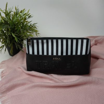Kosmetyczka w paski NOBO NCOS-I0040-C020 - obrazek 4