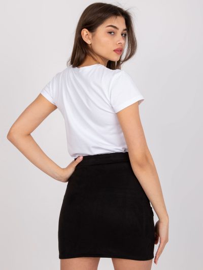 Biały t-shirt basic - obrazek 3